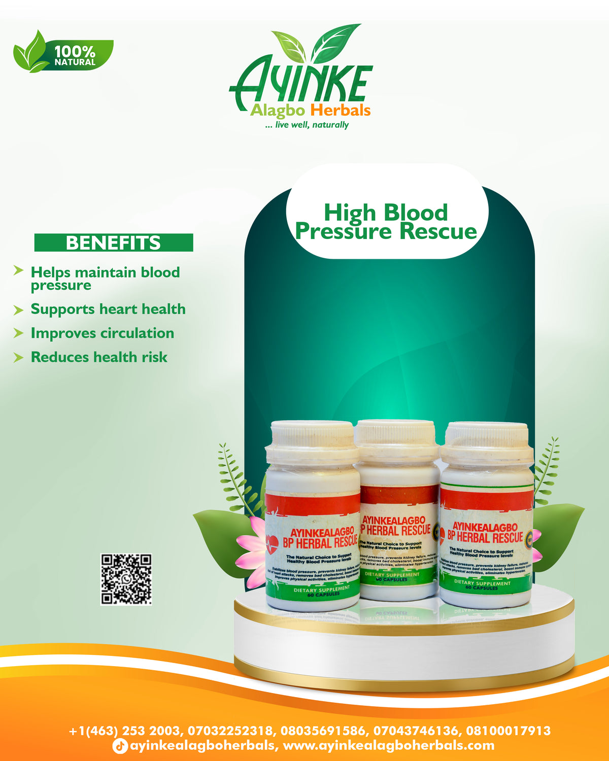 Heart & Circulation Herbal Supplement